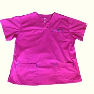 Med Couture E Z Flex Scrub Top Size L